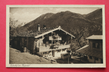 AK Kaisertal / 1920-1930 / echt Kupfer Tiefdruck / Alpengasthof Veitenhof im Kaisertal bei Kufstein / Tirol
